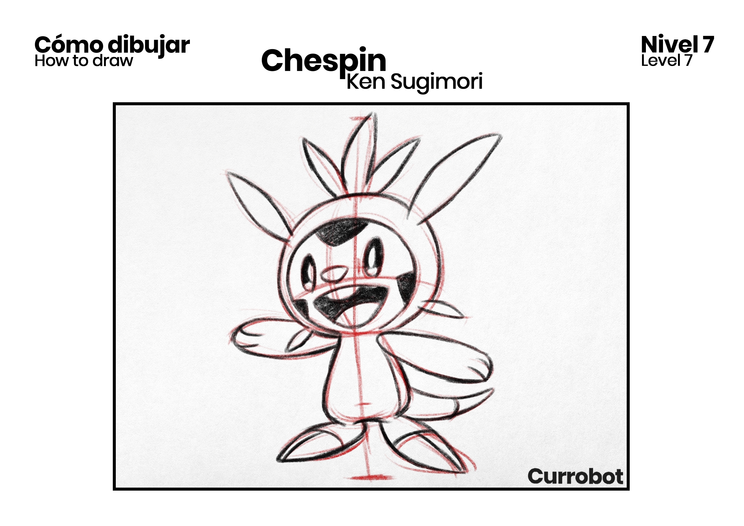 Tutorial de Desenho Chespin